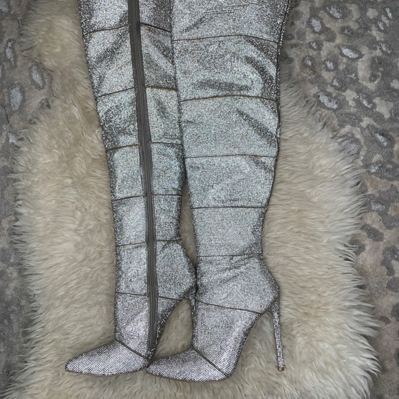 Crystal knee high boots - Picture 7 of 7